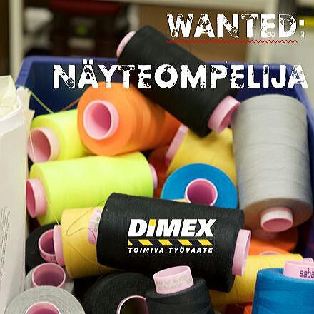 Dimex etsii näyteompelijaa