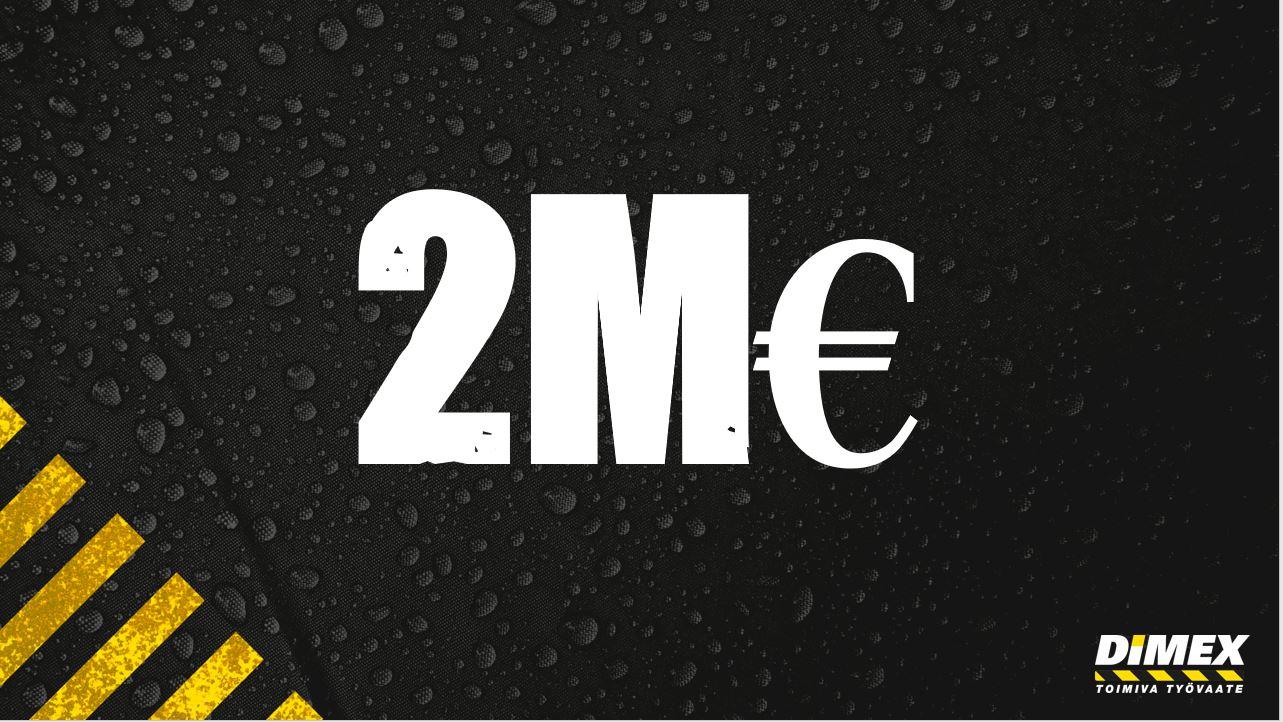 Ennätys kuukausi Dimexillä