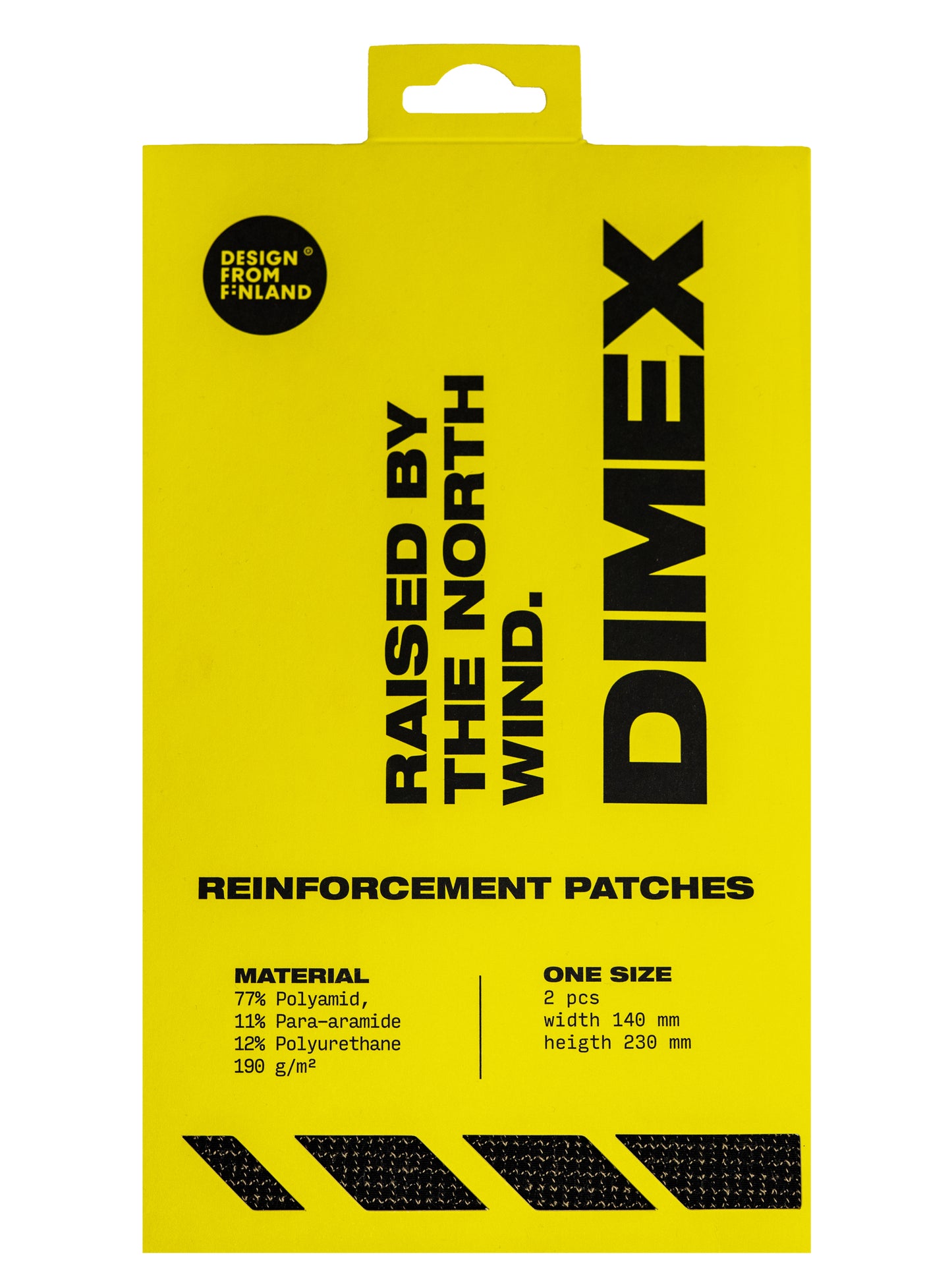 Heat-pressing reinforcement areas